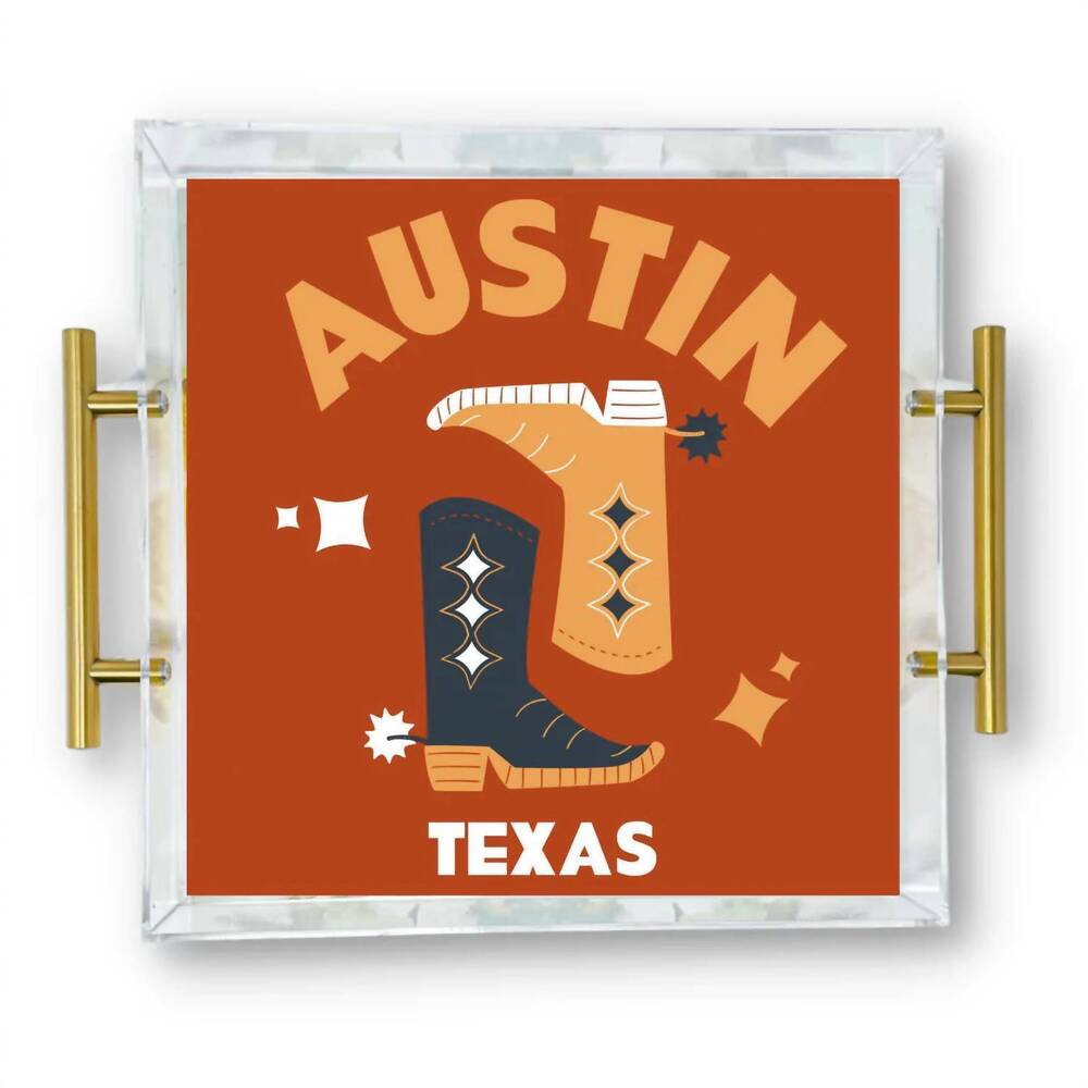 NEW TART BY TAYLOR kickoff college towns large tray in austin